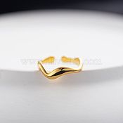 Simple Minimalist Irregular Fluid Line Titanium Steel Ring