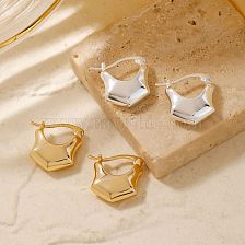 Elegant Retro Shiny Geometric Earrings for Daily Party Wear