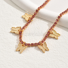 Simple and Elegant Butterfly Chain Necklace for Women in 14K Gold Plated