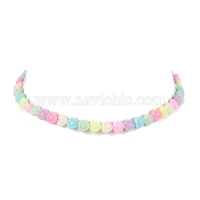 Acrylic Beaded Kids Necklaces, Heart