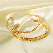 Stylish Stainless Steel Bracelet for Women, 18K Gold Plated, High-end Fashion Jewelry