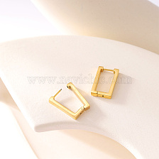 Simple square and rectangle earrings, stylish accessory for daily wear and travel.