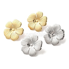 304 Stainless Steel Stud Earrings, Flower