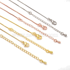 Brass Box Chain Necklaces for Women