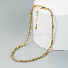 Fashion Solid Color Geometric Titanium Steel Necklace Wholesale