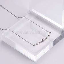 Elegant Minimalist Lock Bone Chain Necklace for Women with High-end Design