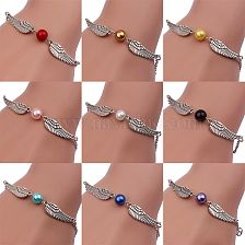 Fashion Wings Alloy Pearl Women'S Bracelets 1 Piece