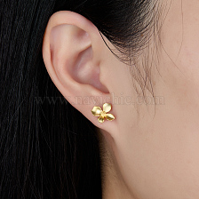 S925 Silver Gardenia Flower Earrings - Lovely and Sweet Jewelry