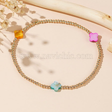 Fashionable European and American Style Shell Clover Bracelet for Best Friends.