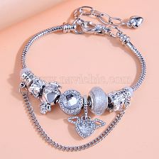 Fashion Metal Simple Angel Pendant Tassel Bracelet