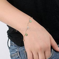 Drop Oil Sunflower Necklace Bracelet Anklet Wholesale Jewelry 