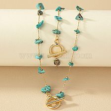 Retro Vacation French Style Irregular Stone Plating Women's Bracelets Necklace