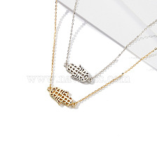 925 Sterling Silver Cable Chain Necklaces, Hamsa Hand Pendant Necklaces