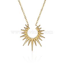 Sun Collarbone Chain Necklace with Minimalist European and American Style