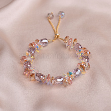 Chic Crystal Bracelet with Adjustable Drawstring for Women's Fashion Accessories