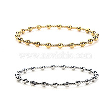 Classic Mini High Quality Stainless Steel Jewelry Women's Bracelet Waterproof Elastic Hand String.