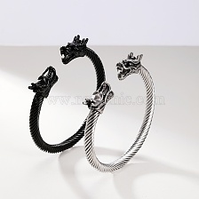 Stainless Steel Dragon Head Men's Street Party Bracelet