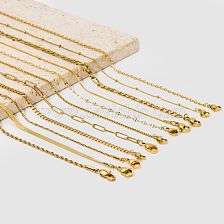 Streetwear Solid Color Stainless Steel Plating Metal 18K Gold Plated Sweater Chain Necklace