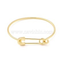 Brass Safety Pin Shape Bangle for Women