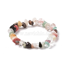 Mixed Gemstone Chips Stretch Bracelet for Kids