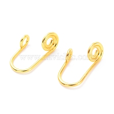 Brass Nose Rings, Nose Cuff Non Piercing, Clip on Nose Ring for Women Men, Vortex