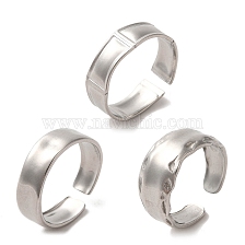 304 Stainless Steel Open Cuff Ring