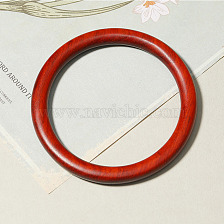 Vintage Ethnic Style Wooden Bracelet for Women, Natural Wood Bangle