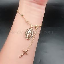 Fashion Cross Alloy Plating Women'S Bracelets 1 Piece