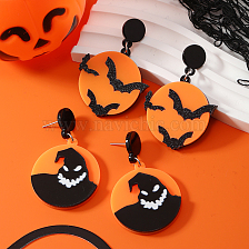 Halloween Bat Earrings