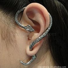 Retro Exaggerated Serpentine Winding Ear Clip Earrings Unilateral Fashion Earhook Jewelry Wholesale 