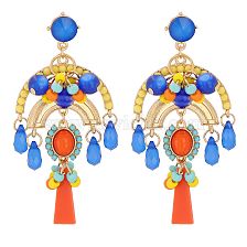 Bohemian Style Diamond Retro Earrings