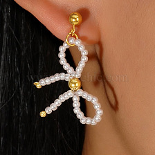 Bohemian Luxe Style Pearl Earrings 2024 High Fashion Chic Trend