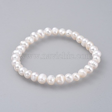 Natural Pearl Stretch Bracelets