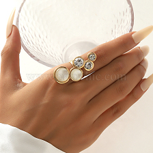 Exaggerated Circular Long Ring