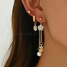 Sweet Daisy Tassel Earrings for Women Beach Vacation Daily Holiday Wear