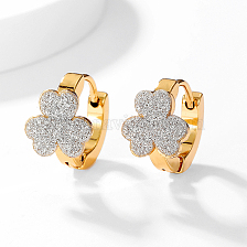 18K Gold Lucky Clover Earrings for Women, Perfect for Dates and Parties