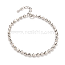 3MM Brass Ball Chain Bracelets for Women